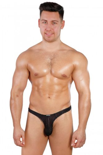 Stringi męskie Miboer Waiter Black [Push-Up!] L na Arena.pl