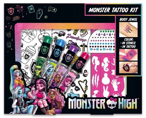 MONSTER HIGH zestaw do tatuaży na Arena.pl