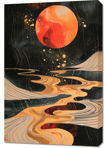 Obraz 60x90cm Planetarny Taniec zdjęcie 1