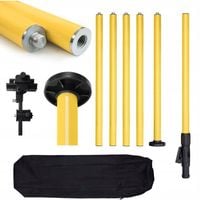 TYCZKA ROZPOROWA STATYW 420 CM DO LASERA POZIOMICY ADAPTER DO SKOSÓW