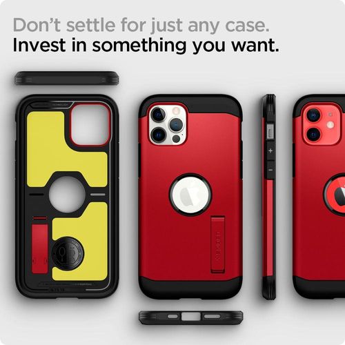 SPIGEN TOUGH ARMOR IPHONE 12/12 PRO RED na Arena.pl