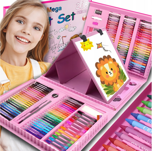 Zestaw artystyczny dla dzieci 208 elementów na Arena.pl