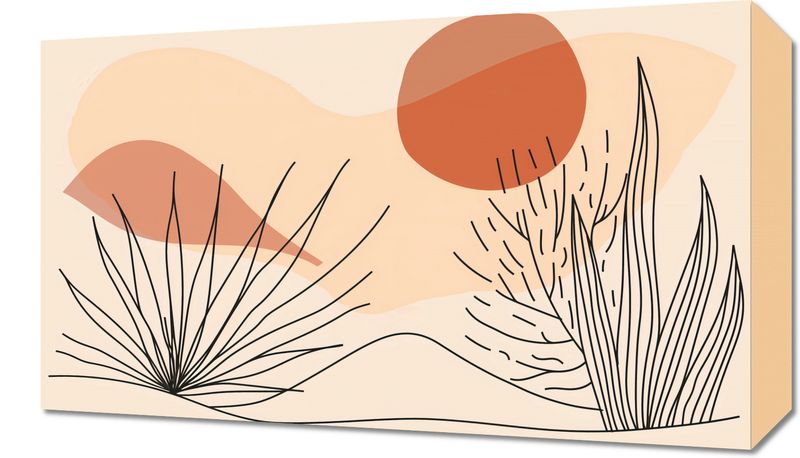 Obraz 50x30cm Miękka Roślinność zdjęcie 1