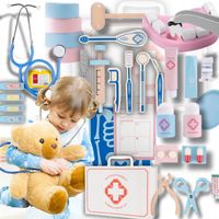 ZESTAW LEKARSKI MAŁEGO LEKARZA DOKTORA MAŁY DOKTOR LEKARZ WALIZKA + GRATIS