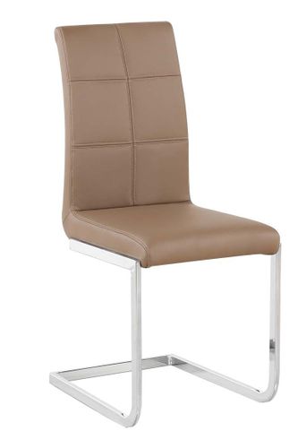 Krzesło dc-240 cappuccino/chrom na Arena.pl