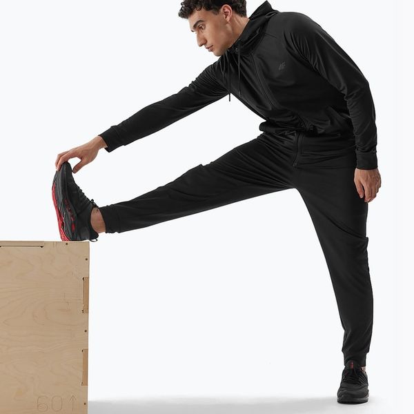 Bluza treningowa męska 4F M209 deep black M zdjęcie 4