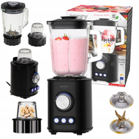 BLENDER KIELICHOWY DO KOKTAJLI SMOOTHIE 1800W MOCNY KRUSZY LÓD REGULACJA