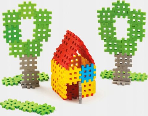 Klocki 70 elementów. Mini Waffle. Mario-inex. na Arena.pl