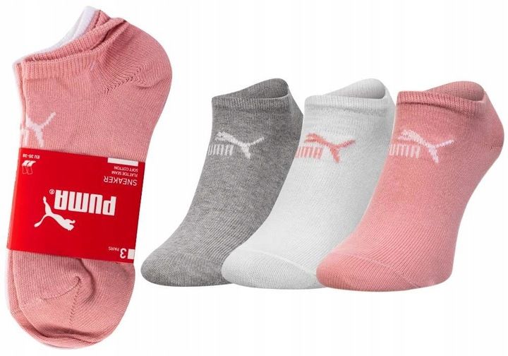 Skarpetki Puma stopki rozm. 35-38 3 pary zdjęcie 3