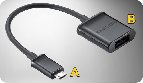 Orygin adapter SAMSUNG micro na USB HOST OTG USB A na Arena.pl
