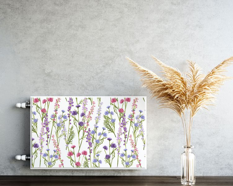 Maskownica Magnetyczna Na KALORYFER Wiosenne Dzikie KWIATY 100cm x 60cm zdjęcie 5