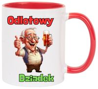 KUBEK Z NADRUKIEM ŚMIESZNY PREZENT DZIEŃ DZIADKA URODZINY IMIENINY DZIADEK