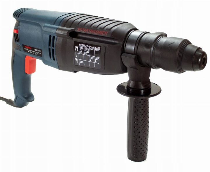 MŁOTOWIERTARKA WIERTARKA MŁOT UDAROWY 2600W SDS+ ZESTAW + WALIZKA MOCNA zdjęcie 8