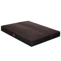 Legowisko materac dla psa prostokątny wodoodporny 110x90cm, brązowy
