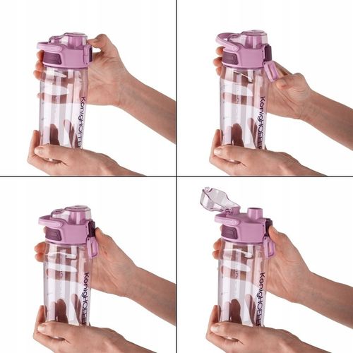 BIDON tritanowa butelka na wodę DLA DZIECKA 0.55L FIOLETOWA Falco na Arena.pl