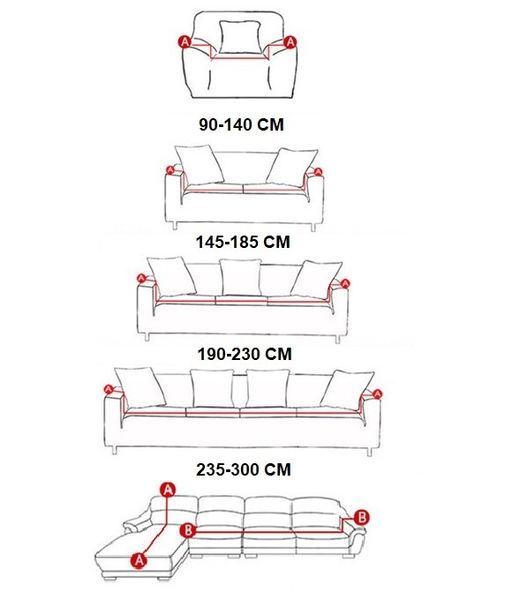 POKROWIEC NA SOFĘ KANAPĘ NAROŻNIK ELASTYCZNY 90-140 CM 1OS zdjęcie 7