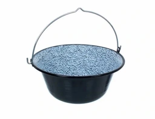 Kociołek emaliowany wiszący 10l zdjęcie 1