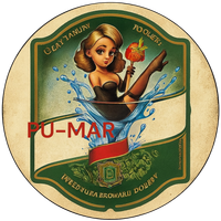 Opłatek na tort Kobieta Postać Kieliszek Whisky Drink Żubr Urodziny 18 30