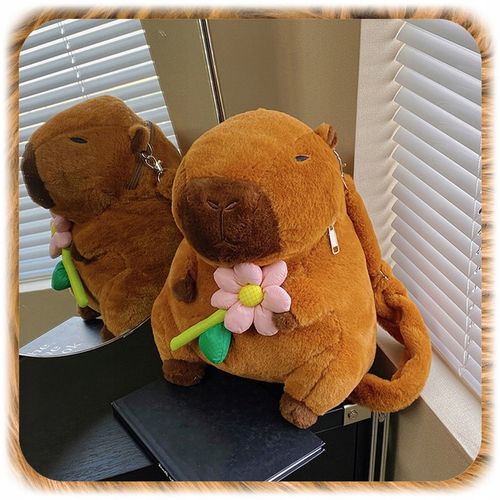 PLECAK PLUSZOWY KAPIBARA PLECACZEK CAPYBARA DO PRZEDSZKOLA SZKOŁY MASKOTKA na Arena.pl