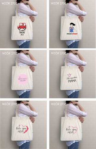 Eko Torba z nadrukiem napis MAMO JESTEŚ NAKLEPSZA na Arena.pl