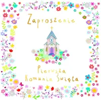 Zaproszenie - Komunia Dom Boży (5Szt)