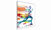 OBRAZ NA SZKLE KWADRATOWY 40x40cm 008 Biegacz