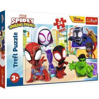 PUZZLE 24 MAXI SPIDAY I PRZYJACIELE 14348
