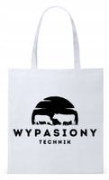 Torba Biała Eco Shopper Dla Technika Prezent Z Nadrukiem Ze Zdjęciem