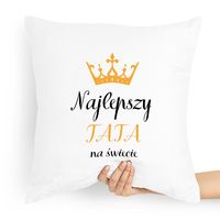 Poduszka Prezent Dla Taty Ojca Najlepszy Tata Z Nadrukiem Ze Zdjęciem