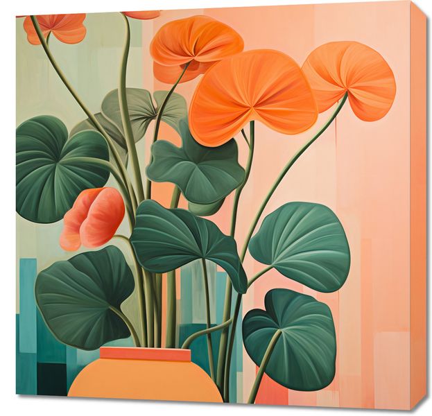 Obraz 70x70cm Kwiatowa Harmonia zdjęcie 1