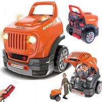 2X MAŁY MECHANIK interaktywny zestaw do rozkręcania WARSZTAT MECHANIKA + KO