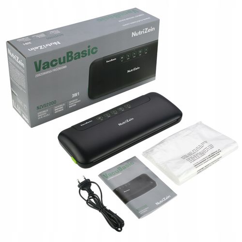 Zgrzewarka próżniowa pakowarka żywności NutriZein NZVS2000 VacuBasic na Arena.pl
