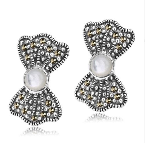 kolczyki srebro markazyty na Arena.pl