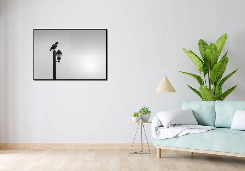 Plakat 100x70cm Samotny Postój Kruka zdjęcie 4