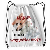 Plecak Dla Wandy Sportowy Szkolny Worek Torba Z Nadrukiem Ze Zdjęciem