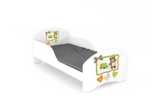 Łóżko dziecięce LEO2 140x70 białe na Arena.pl