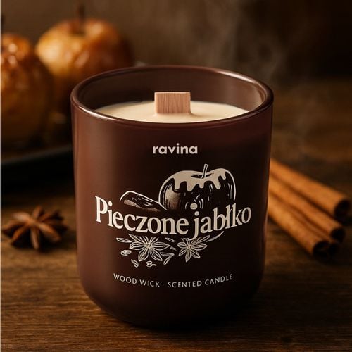 RAVINA świeca Pieczone Jabłko świąteczny zapach świąt korzennych jabłek na Arena.pl
