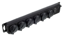 Listwa zasilająca Rack 6 gniazd 1,5m czarna the t.racks Power 6 Way IP44