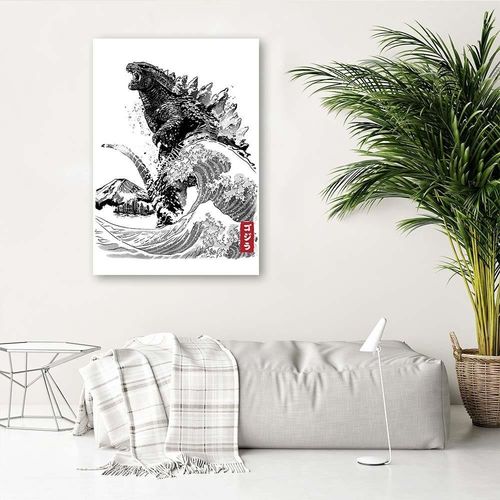 Obraz na płótnie – Canvas, Godzilla 40x60 na Arena.pl
