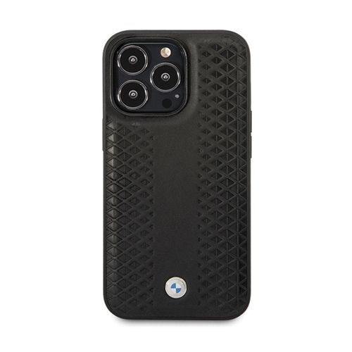 BMW Leather Diamond Pattern - Etui iPhone 14 Pro (Czarny) na Arena.pl