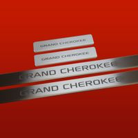 Listwa progowa JEEP GRAND CHEROKEE MK3 WK Stal nierdzewna 304 mat 4szt