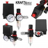 Wyłącznik Ciśnieniowy Presostat Kompresora Odwadniacz 230V 12Bar Kraft&Dele