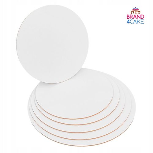 Podkład pod tort HDF BEZZAPACHOWY 28 cm 5 szt Biały Okrągły Brand4Cake na Arena.pl