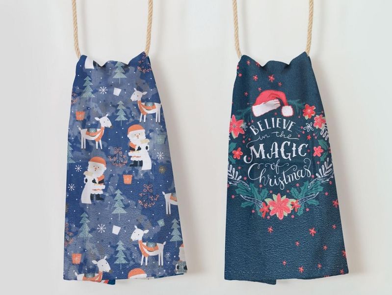 Komplet ścierek kuchennych MS HOME/2x38x60/CHRISTMAS/1 zdjęcie 1