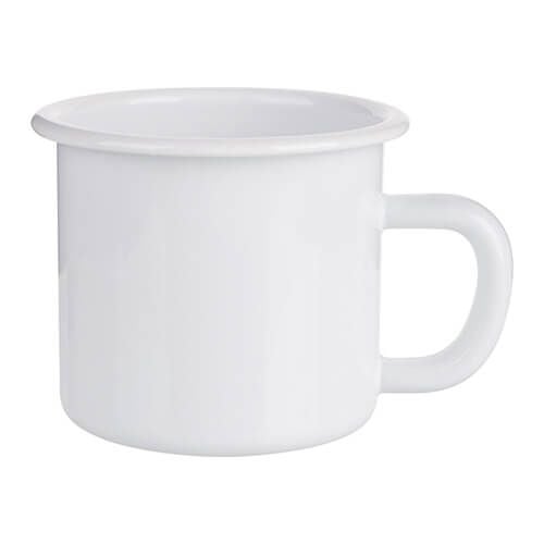 Kubek emaliowany 360 ml biały do sublimacji zdjęcie 1