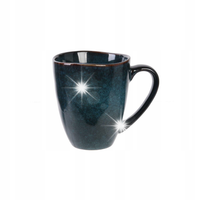 CERAMICZNY Kubek Laguna 300ml niebieski szkliwiony