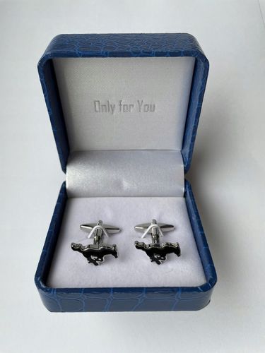 Srebrne spinki do mankietów EXC Ford Mustang GT Bullitt na Arena.pl