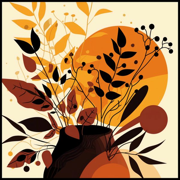 Plakat 90x90cm Bukiet Owoców zdjęcie 2