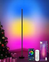 LAMPA PODŁOGOWA LED RGBLCW ROYANA 140 CM CZARNA APLIKACJA+PILOT