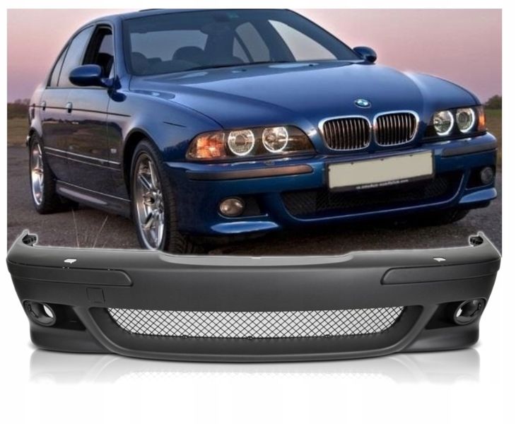 Nowy Zderzak Do BMW E39 Od 1996 Do 2003 TYLKO Otwory Na Spryskiwacze SRA zdjęcie 7